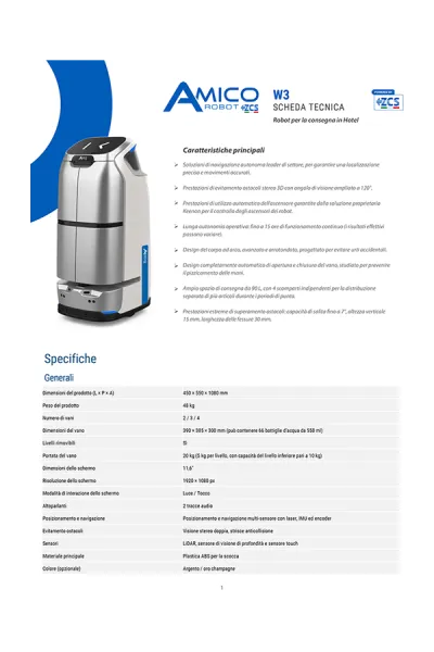 Scheda tecnica w3