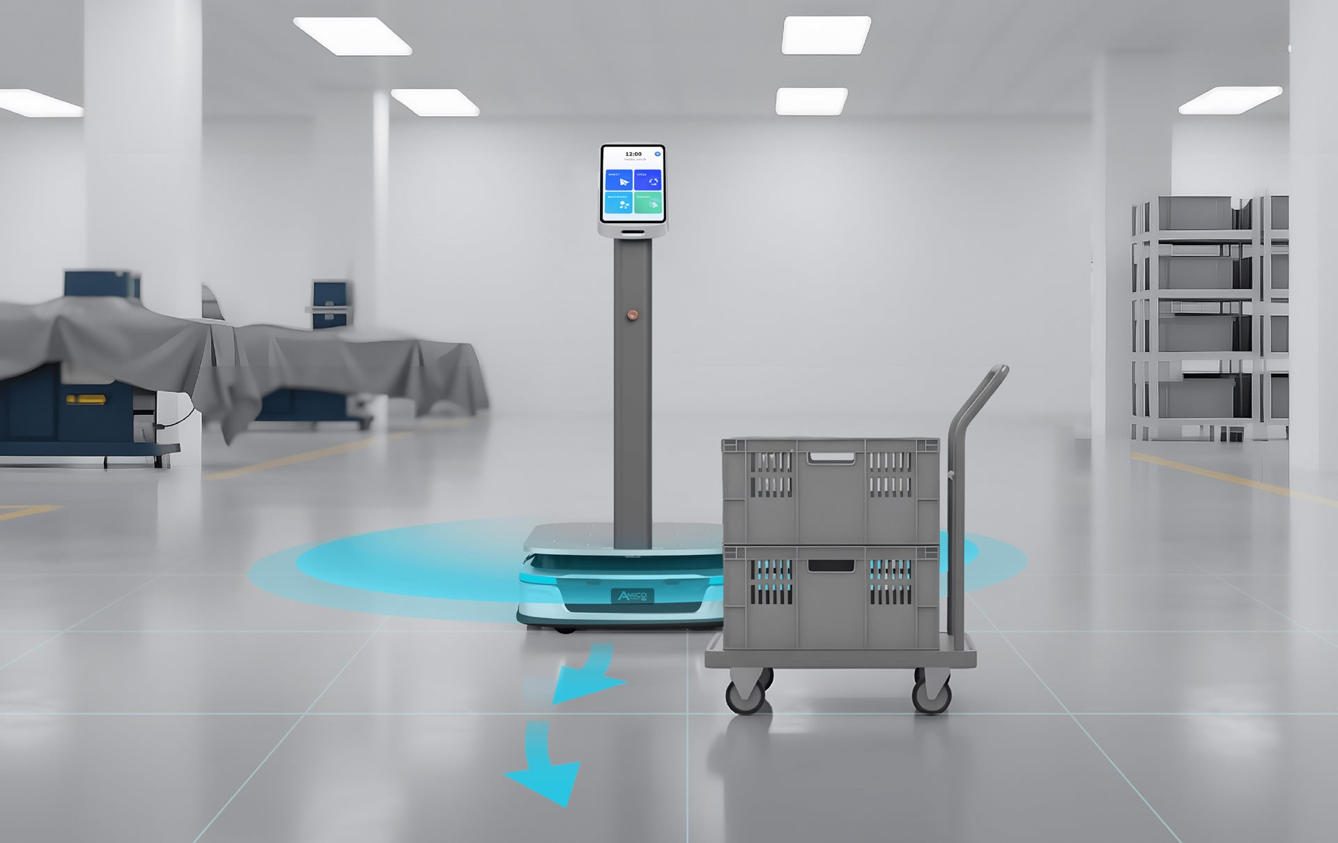 I robots per i grandi spazi