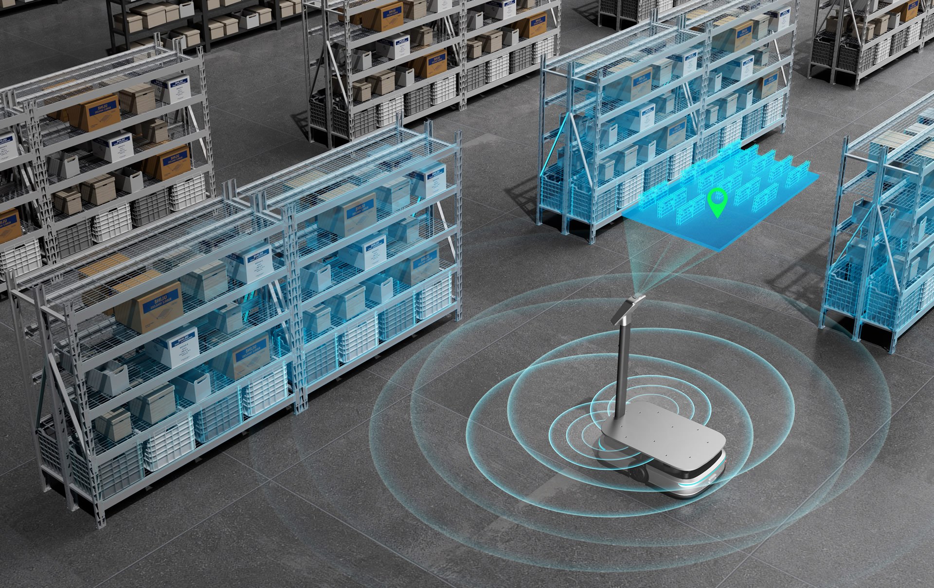 I robots per logistica e industria